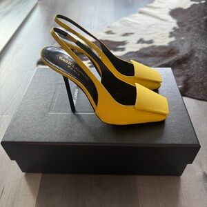 Saint Laurent George Slingback Heel Pump